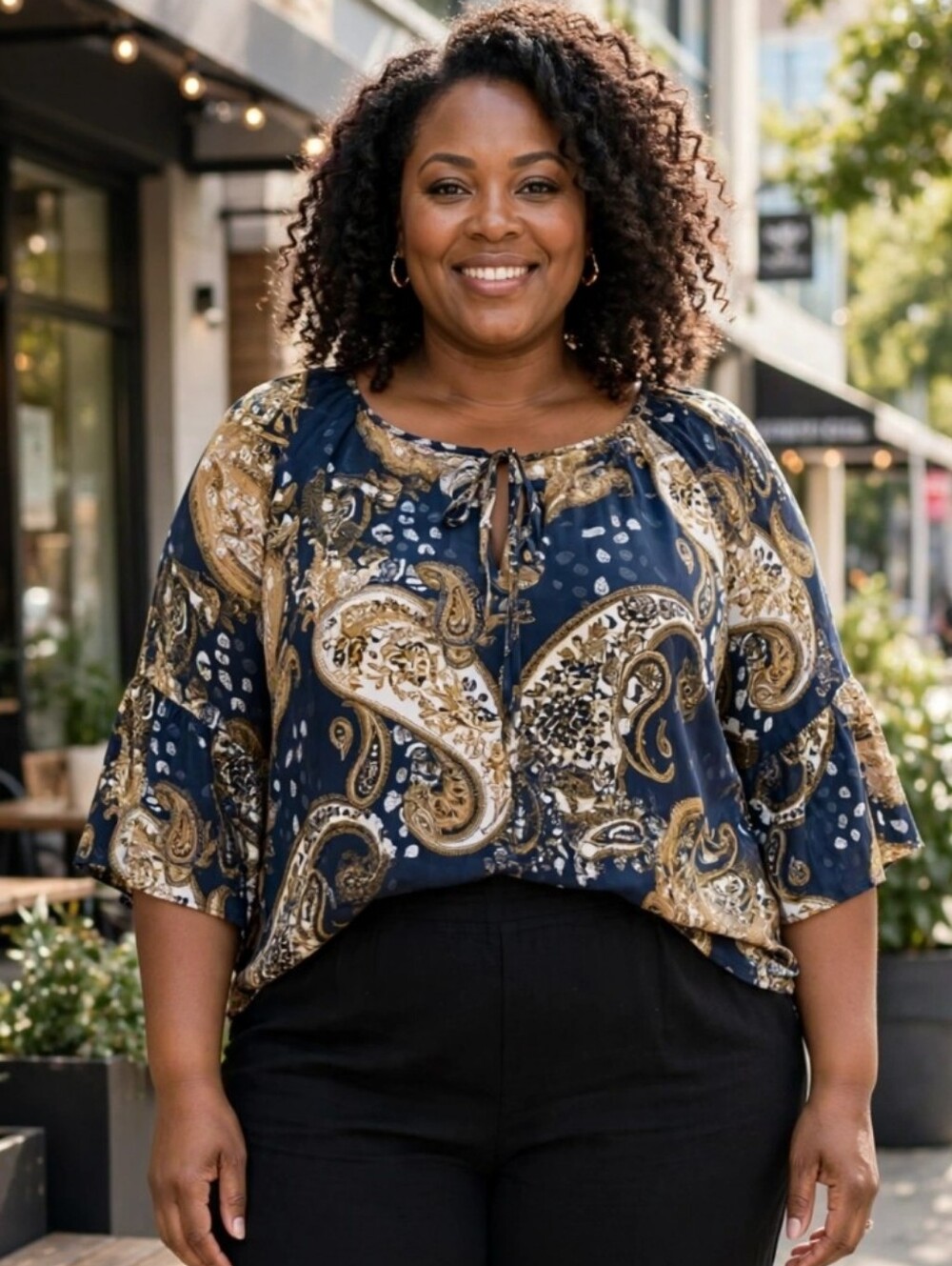 Plus size Avenue flowy top